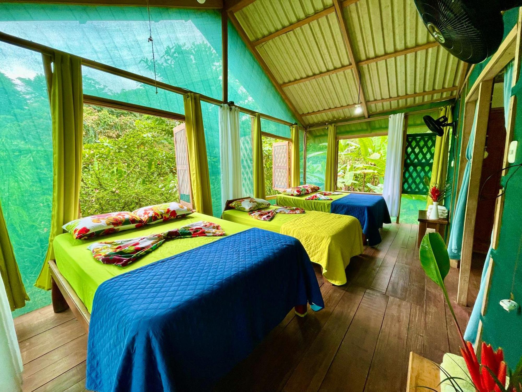 Alouatta Lodge And Canopy Cahuita Bagian luar foto